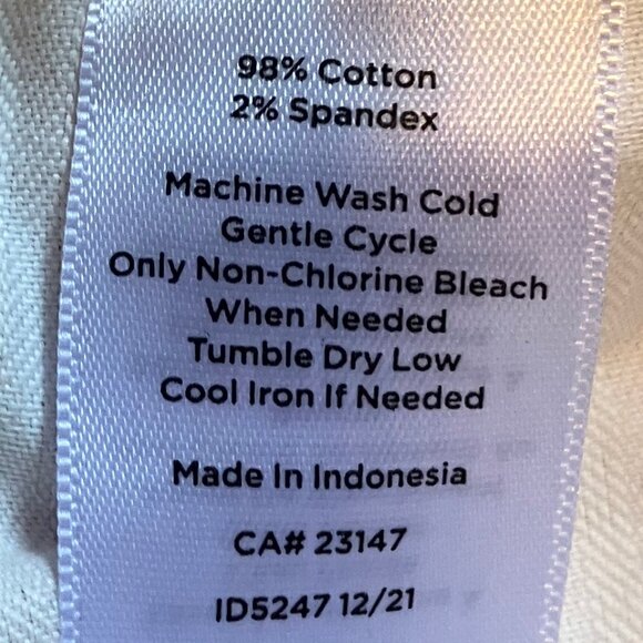 EUC Talbots Floral Cropped Pants Size: 16P - Picture 9 of 9